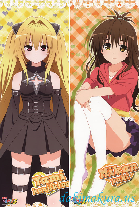 To Love-Ru - Konjiki no Yami Anime Dakimakura Hugging Body PillowCases